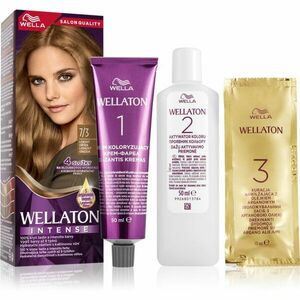 Wella Wellaton Intense permanentní barva na vlasy s arganovým olejem odstín 7/3 Hazelnut 1 ks obraz