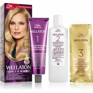 Wella Wellaton Intense permanentní barva na vlasy s arganovým olejem odstín 8/0 Light Blonde 1 ks obraz