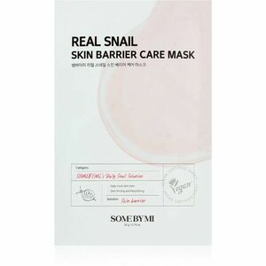 Some By Mi Daily Solution Snail Skin Barrier Care Mask posilující plátýnková maska pro regeneraci a obnovu pleti 20 g obraz