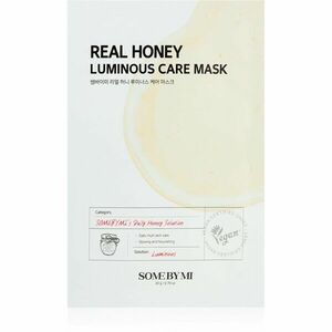 Some By Mi Daily Solution Honey Luminous Care rozjasňující plátýnková maska 20 g obraz