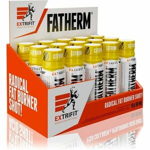 Extrifit Fatherm Shot spalovač tuků příchuť Lemon 15x90 ml obraz