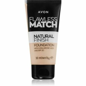 Avon Flawless Match Natural Finish hydratační make-up SPF 20 odstín 115P Pale Pink 30 ml obraz