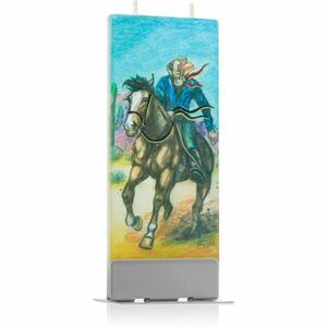 Flatyz Nature Cowboy On Horse dekorativní svíčka 6x15 cm obraz