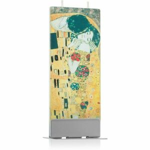 Flatyz Fine Art Gustav Klimt The Kiss dekorativní svíčka 6x15 cm obraz