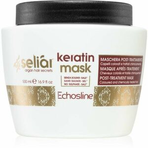 Echosline Seliár Keratin vyživující a hydratační maska na vlasy 500 ml obraz