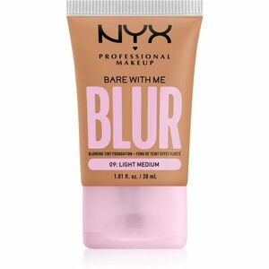 NYX Professional Makeup Bare With Me Blur Tint hydratační make-up odstín 09 Light Medium 30 ml obraz