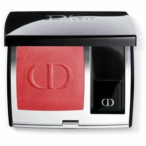 Dior Rouge Blush kompaktní tvářenka se štětcem a zrcátkem obraz