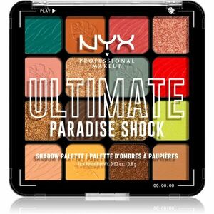 NYX Professional Makeup Ultimate Shadow Palette oční stíny odstín Paradise Shock 16 ks obraz