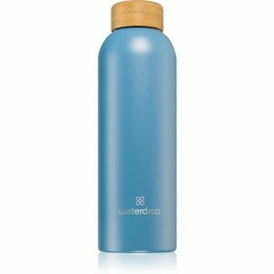 Waterdrop Thermo Steel nerezová láhev na vodu barva Turquoise Matt 600 ml obraz