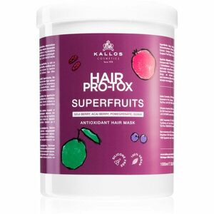 Kallos Hair Pro-Tox Superfruits regenerační maska pro unavené vlasy bez lesku 1000 ml obraz