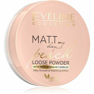 Eveline Cosmetics Matt My Day fixační pudr s matným efektem odstín Peach 6 g obraz
