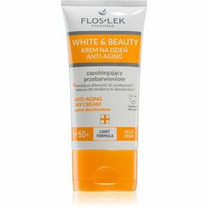 FlosLek Pharma White & Beauty denní krém proti pigmentovým skvrnám SPF 50+ 30 ml obraz