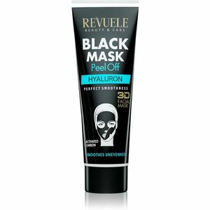 Revuele Black Mask Peel Off Hyaluron čisticí slupovací maska s aktivním uhlím 80 ml obraz