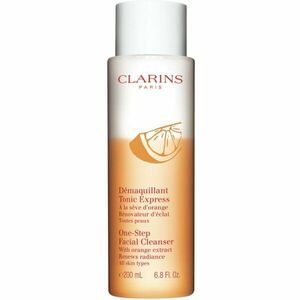Clarins CL Cleansing One-Step Facial Cleanser čisticí a odličovací pleťové tonikum s extraktem z pomeranče 200 ml obraz