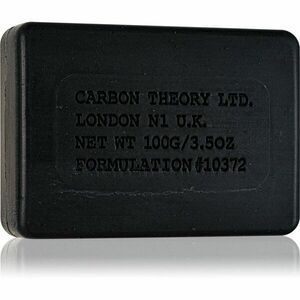 Carbon Theory Charcoal & Tea Tree Oil čisticí tuhé mýdlo pro zklidnění pleti 100 g obraz