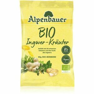 Alpenbauer BIO Zázvor – bylinky bonbóny v BIO kvalitě 90 g obraz