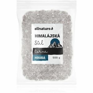 Allnature Himalájská sůl černá hrubá kuchyňská sůl 500 g obraz