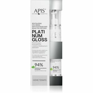 Apis Natural Cosmetics Platinum Gloss revitalizační oční krém proti otokům a tmavým kruhům 10 ml obraz