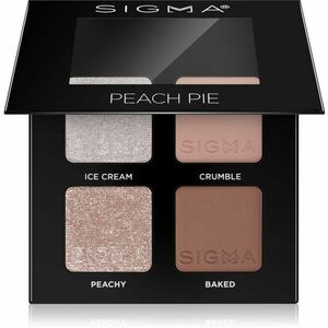 Sigma Beauty Quad paletka očních stínů odstín Peach Pie 4 g obraz