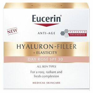 EUCERIN Hyaluron-Filler+Elasticity Denní krém Rosé SPF30 50 ml obraz