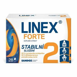 LINEX Forte 28 kapslí, probiotika s prebiotiky obraz