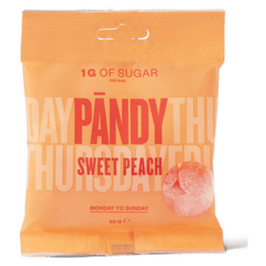 PÄNDY Candy sweet peach gumové bonbony 50 g obraz