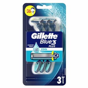GILLETTE Blue3 Jednorázový holící strojek 3 ks obraz
