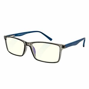 GLASSA Brýle na počítač PCG08 modro-šedé plastové obroučky, Počet dioptrií: +0, 50 obraz