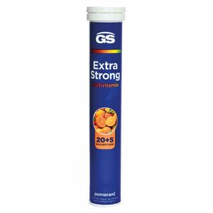 GS Extra strong multivitamin pomeranč 20 + 5 šumivých tablet obraz