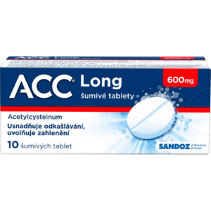 ACC ® LONG 600 mg 10 šumivých tablet obraz