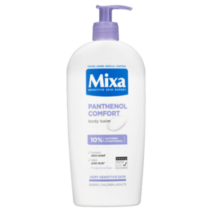 Mixa Panthenol Comfort zklidňující tělové mléko pro velmi citlivou pokožku 400 ml obraz