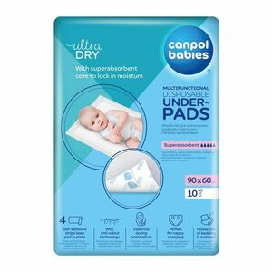 Canpol babies Multifunkční hygienické podložky lepicí 90x60 cm 10 ks obraz