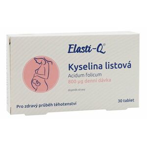 Elasti-Q Kyselina Listová 800 µg, 30 tablet 1 balení: 1x 30 tablet obraz