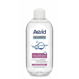 Astrid Micelární voda 3 v 1 na tvář, oči a rty pro suchou a citlivou pleť Aqua Biotic 200 ml obraz