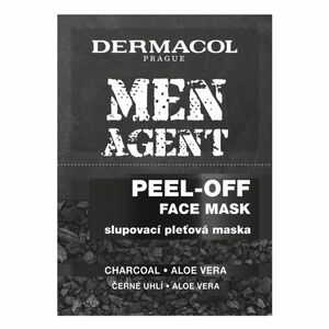 Dermacol Slupovací pleťová maska Men Agent (Peel-Off Face Mask) 2 x 7, 5 ml obraz