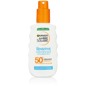 Garnier Ochranný sprej pro citlivou pokožku SPF 50+ Sensitive Advanced (Hypoallergenic Spray) 150 ml obraz