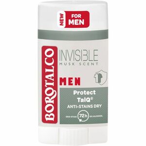 Borotalco Tuhý deodorant Men Invisible Dry (Deo Stick) 40 ml obraz