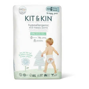 Kit & Kin Eko plenkové kalhotky pull-ups - velikost 6 (15 kg+) 18 ks obraz
