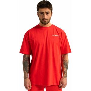 GymBeam Pánské tričko Oversized Limitless Hot Red S obraz