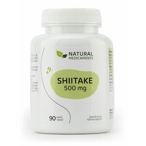 Natural Medicaments Shiitake 500 mg 90 kapslí obraz