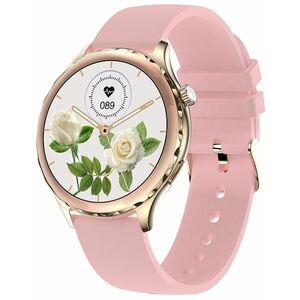 Wotchi Smartwatch WAK43G - Gold/Pink SET + náhradní řemínek obraz