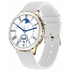 Wotchi Smartwatch WAK43G - Rose Gold/White SET + náhradní řemínek obraz