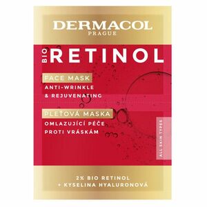 Dermacol bio retinol pleťová maska obraz