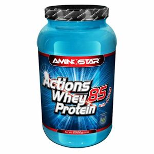 AMINOSTAR Actions whey protein 85% příchuť vanilka 2000 g obraz