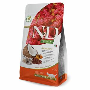 N&D Quinoa Skin & Coat Herring & Coconut pro kočky 1, 5 kg obraz