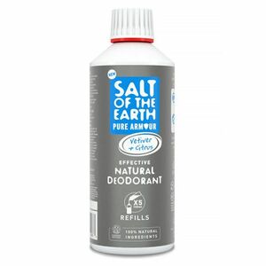 SALT OF THE EARTH Přírodní minerální deodorant Pure Amour Vetiver & Citrus pro muže náhradní náplň 500 ml obraz