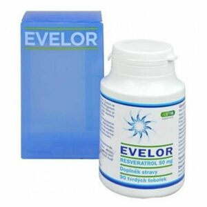 EVELOR Resveratrol 50 mg 90 tobolek obraz