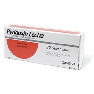 PYRIDOXIN 20x20 mg tablety obraz