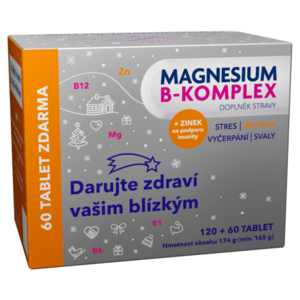 GLENMARK Magnesium B-komplex VÁNOCE 120 + 60 tablet ZDARMA obraz