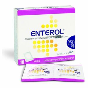 ENTEROL 250 mg Prášek pro suspenzi 10 kusů obraz